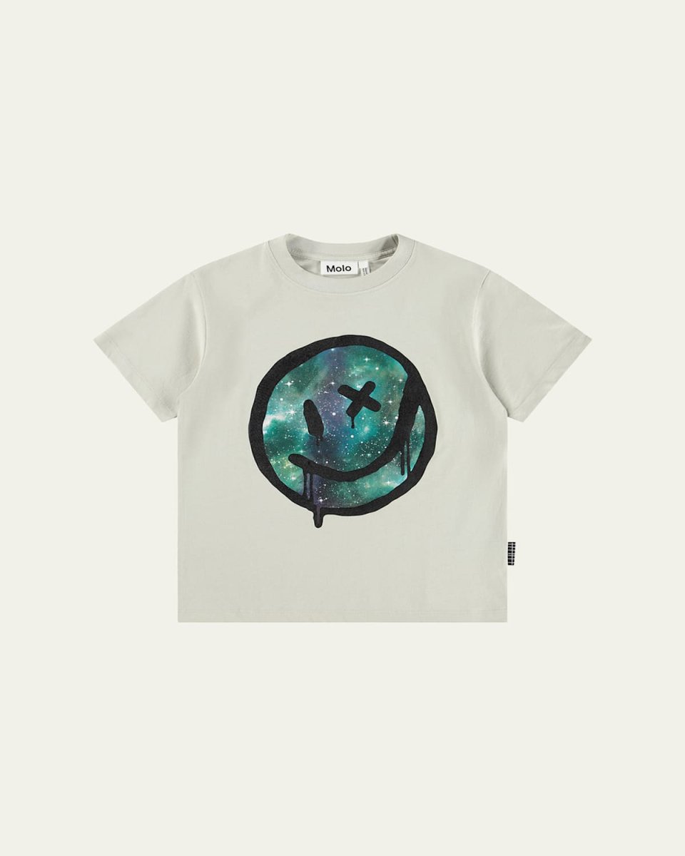 Boy's Riley Drippy Moon Short-Sleeve T-Shirt, Size 4-6